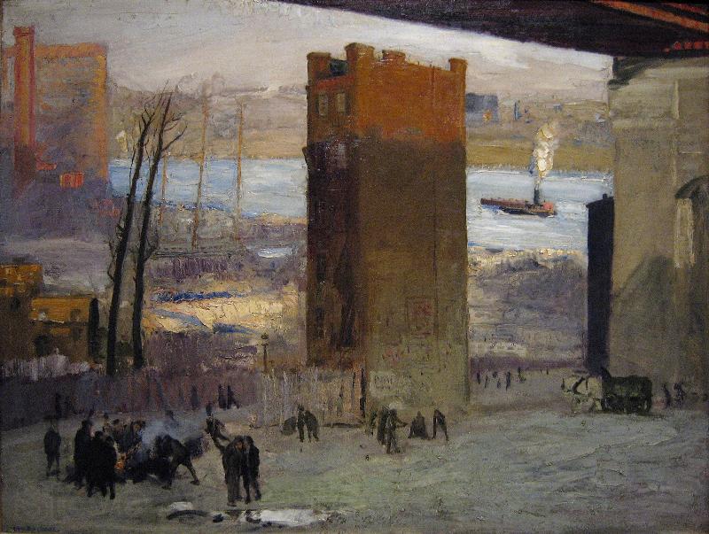George Bellows The Lone Tenement Norge oil painting art